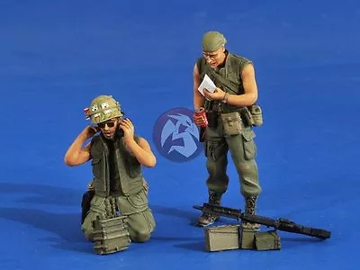 Verlinden 1/35 US Artillery Spotters With Gear In Vietnam War (2 Figures) 2561 • $31.41