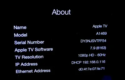 $65 • Buy Apple Tv A1469