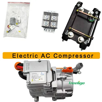 $699 • Buy 12V Electric AC Compressor Air Conditioner For Truck Car Bus Boat 18CC Coolness