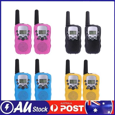 $24.99 • Buy 2pcs Mini Walkie Talkie 5km UHF 2 Way Radio Wireless For Children Amateur