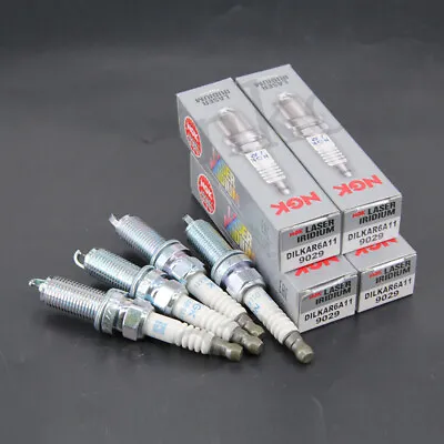 4PCS Spark Plugs DILKAR6A11 9029 For Altima Rogue 2.5L Sentra Cube 1.8 Versa 2.8 • $26.88