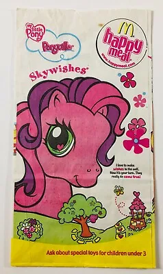 Vintage 1990's McDonalds My Little Pony Skywishes Happy Meal Bag  • $3.83