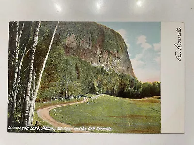 Vintage Postcard Moosehead Lake Maine Mt Kineo Golf Grounds Early 1900s 5h • $4.55