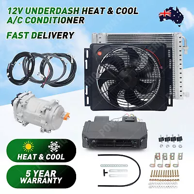 12V Air Conditioner Cool&Heating Universal UnderDash Electric Compressor AC Kit • $900