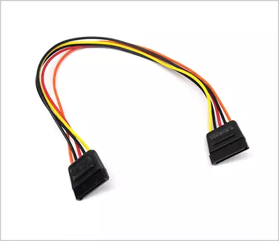 SATA Power 15 Pin Female To 15 Pin Female Cable 10 Inches • $2.75