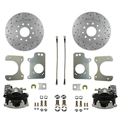 1978-1991 G Body & S10 Truck Rear Disc Brake Conversion Kit With Drilled Rotors • $774.95