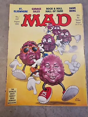 MAD MAGAZINE UK EDITION NUMBER 316 August  1988 • £4