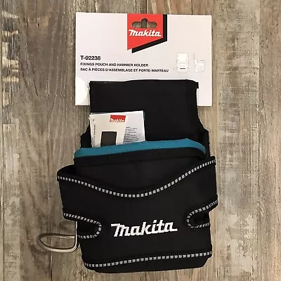 Makita Tool Belt Fixings Pouch And Hammer Holster Holder T-02238 • £33.72