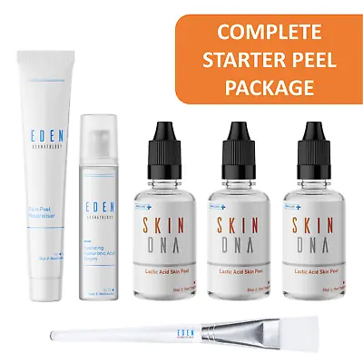 Lactic Acid Skin Peel Beginner Starter Package 101520% + Neutraliser+Serum • £19.99