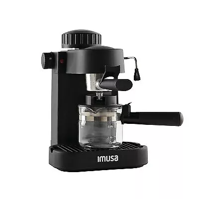 IMUSA 4 Cup Electric Espresso/Cappuccino Maker 800 Watts - Black • $20.99