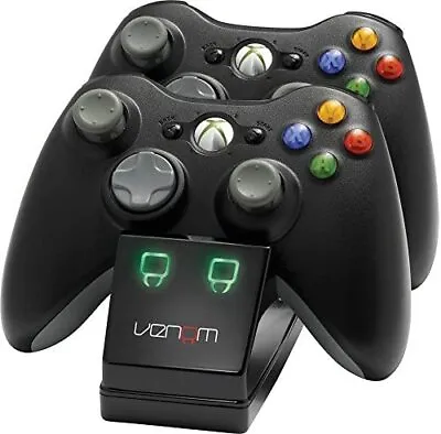 Venom Xbox 360 Twin Docking Station With 2 X Rechargeable Battery Packs (Xbox 3 • £19.22
