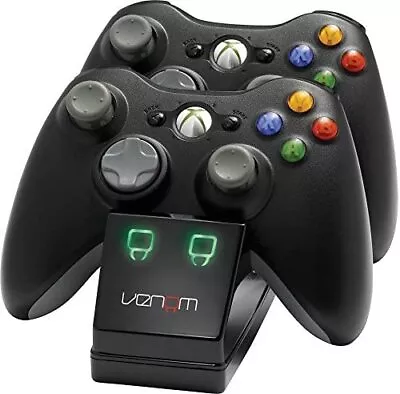 Venom Xbox 360 Twin Docking Station With 2 X Rechargeable Battery Packs (Xbox 3 • £20.04