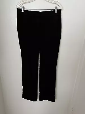 J.Crew Womens 6 Black Campbell Trouser In Super 120's Wool Pants Mid-Rise • $24.99
