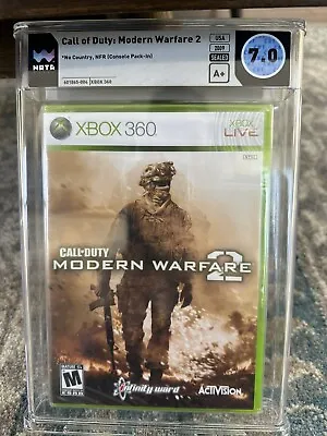 Call Of Duty Modern Warfare 2 NFR Factory Sealed Xbox 360 WATA 7.0 A COD MW2 • $950