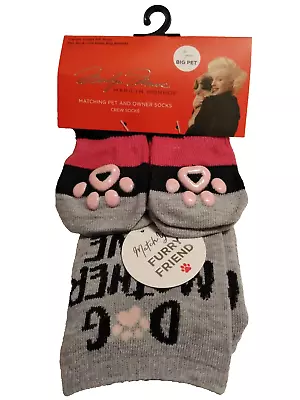 Marilyn Matching Novelty Pet And Owner Socks Dog Mother Wine Lover Big Pet • $10.99