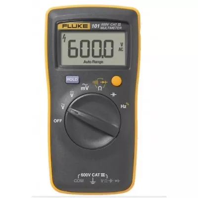 £69.99 • Buy NEW Fluke 101 Basic Handheld And Easily Carried Digital Multimeter CAT III 600V