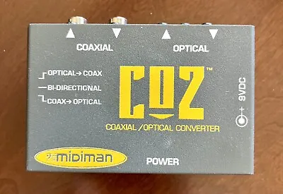 M-Audio Midiman Co2 Coaxial/Optical Converter MIDI NO POWER SUPPLY D52 • $31.88