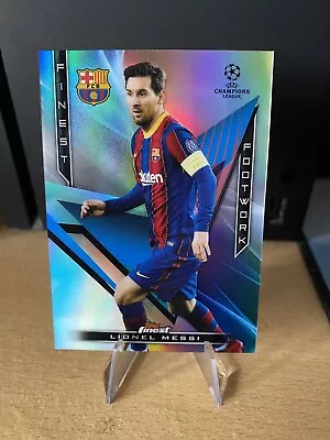 Lionel Messi Finest Footwork Insert 2020-21 Topps Finest UEFA Champions League • £4.99