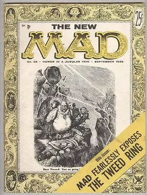 Mad #25 September 1955 FN 2nd Magazine-sized Issue • $134.95