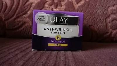 £3.50 • Buy Olay Anti-Wrinkle Firm & Lift Day Cream With SPF15-50ml- BNIB