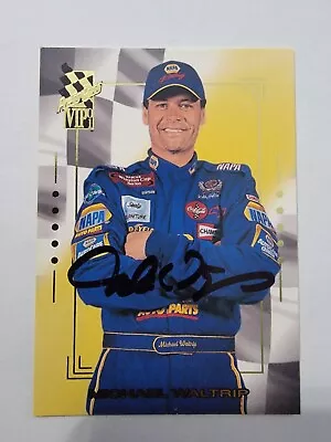 Autographed NASCAR Trading Card Of NAPA Driver #15 Michael Waltrip SIGNED #5 • $4.29