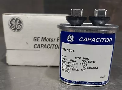 4 UF AC Motor Run Capacitor - 370 VAC - 50 / 60 Hz - 6% - 1/4  Terminals 97F5704 • $14.94