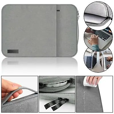 £12.99 • Buy Laptop Case Sleeve Bag For 13 14 15.6  Macbook Lenovo Microsoft HP DELL Cover