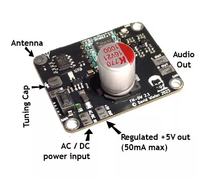 FM-DW 2.1 FM Converter Module For Vintage AM Tube And Transistor Radios • $32.99