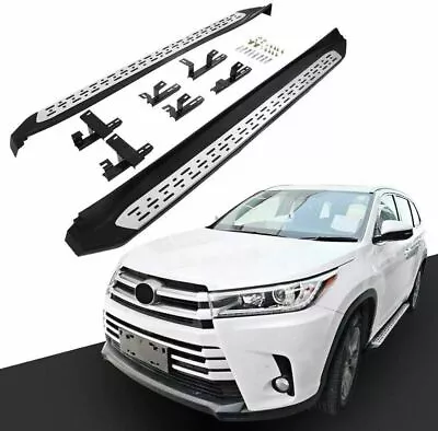 Running Board Fits For Toyota Highlander Kluger 2014-2019 Side Step Nerf Bars • $581.76