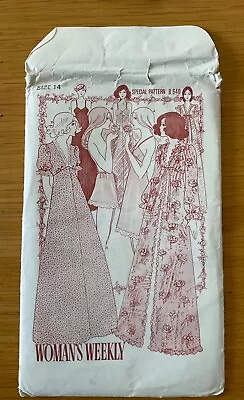 Womans Weekley B640vintage Sewing Pattern14nightdressslipnegligee • £10