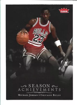 Michael Jordan 2007-08 Fleer Box Set #SH31 Season Achievements • $2.95