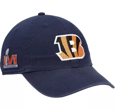 $22.99 • Buy Men's '47 Cincinnati Bengals Super Bowl LVI Side Patch Adjustable Hat Cap Joe
