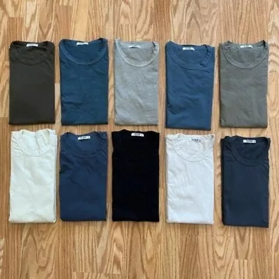 Bundle Of 10 Buck Mason Assorted Random T-shirt Sz Large • $199