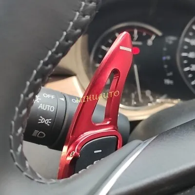 Aluminium Steering Wheel Paddle Shifter Extension For Mazda3 Mazda6 Red • $25.58