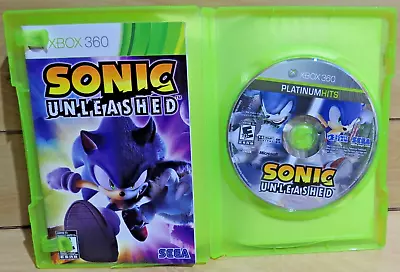 Sonic Unleashed (Microsoft Xbox 360 2008) Complete CIB Tested • $8.99