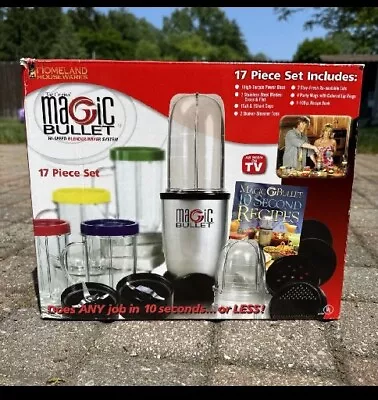  Magic Bullet 17 Piece Set Hi Speed The Original Blender Mixer System - New • $59.99