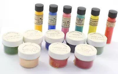 Cornelissen Vintage Dry Pigment Powder Paint Lot Of 14 X Tubs Various Colours  J • £12.50