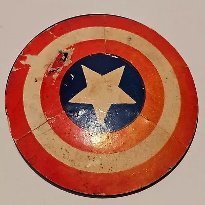 Mego 8  Captain America Shield Action Figure Vintage 1970's Original WGSH • $49.99