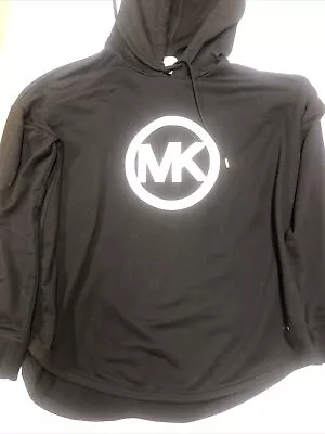 Michael Kors Women’s Hoodie  Medium Logo Black White Letters MK • $17.10