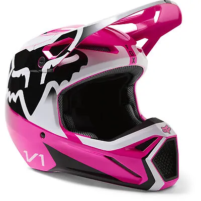 Fox Racing Pink V1 Leed Motocross Helmet DOT/ECE Offroad MotoX Comfort MIPS • $139.95