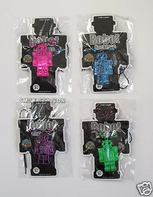 12 Metallic Robot Necklaces Kid Birthday Party Goody Bag Filler Favor Supply • $4.85