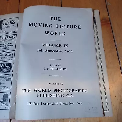 Oct 7 1911 Moving Picture World Fuller Bushman Grandin Keefe Eline Harte • $79.76