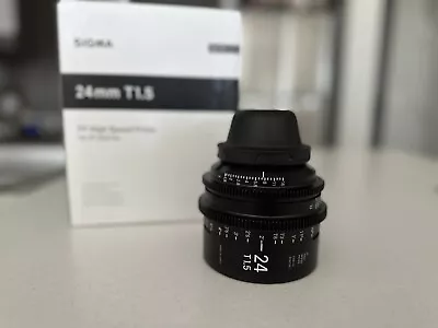 Sigma 24mm T1.5 Ff High Speed Prime Ff Digital Ef Mount Cine Lens • $1350