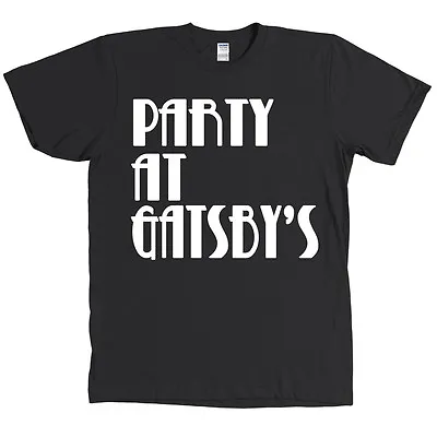 Party At Gatsby's Shirt Great Gatsbys Mansion NEW WITH TAGS - MANY COLORS • $19.99