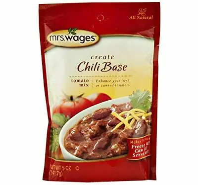 Mrs. Wages Create Your Own Chili Base Mix In 5 Oz. Packets (4 Packets) • £26.46