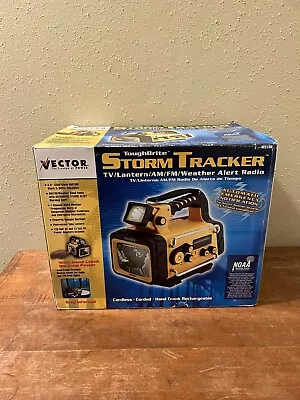 Vintage Vector Storm Tracker TV Weather Alert AM/FM Radio VEC135 Open Box • $69.99