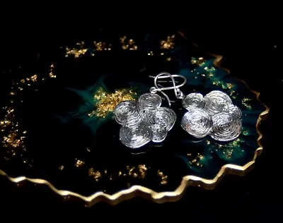 Israel Designer Hagit Gorali 925 Silver Earrings • $135