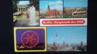£0.87 • Buy Beautiful Multi-picture Postcard Berlin East GDR Memorial Marienkirche Kulturpark Gel. 1982 B600