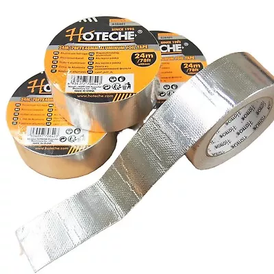 4 Rolls 78 FT X 1-7/8  Aluminum Foil Tape HVAC Heating Ducts Adhesive Sealing • $24.99