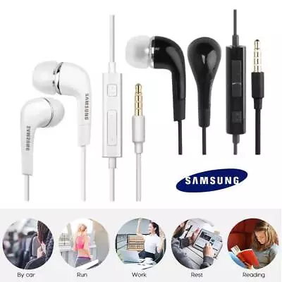 £2.99 • Buy Genuine Samsung Compatible Handsfree Earphones Android Headphones Wired Earbuds